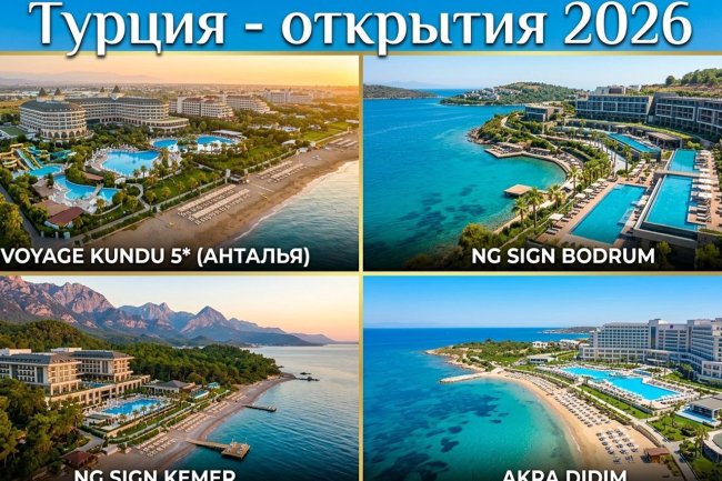Грандиозные открытия Турции 2026: полный путеводитель по новым отелям категории «Люкс»