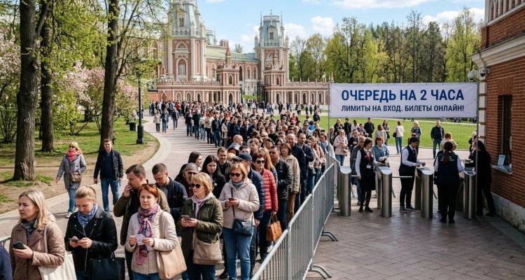 Очереди на 2 часа: в усадьбах Москвы вводят лимиты на вход. Гайд по билетам на майские
