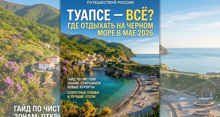 Туапсе — всё? Где отдыхать на Черном море в мае 2026: гайд по чистым зонам