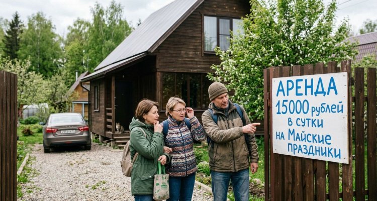 Сезон майских праздников 2026: средняя цена аренды дома в России превысила 10 тысяч рублей