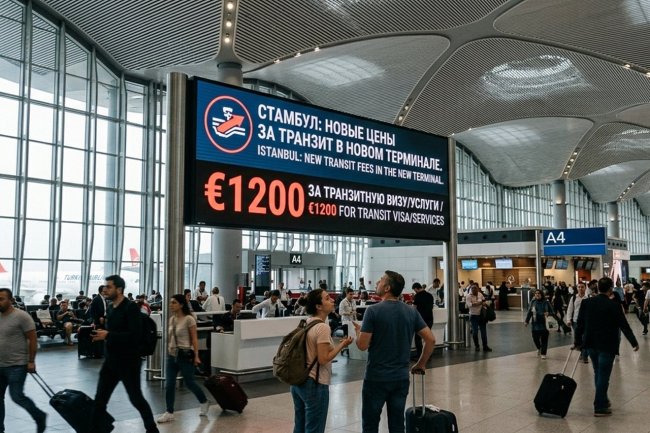 1200 евро за транзит в Стамбуле: новые цены в новом терминале в Турции