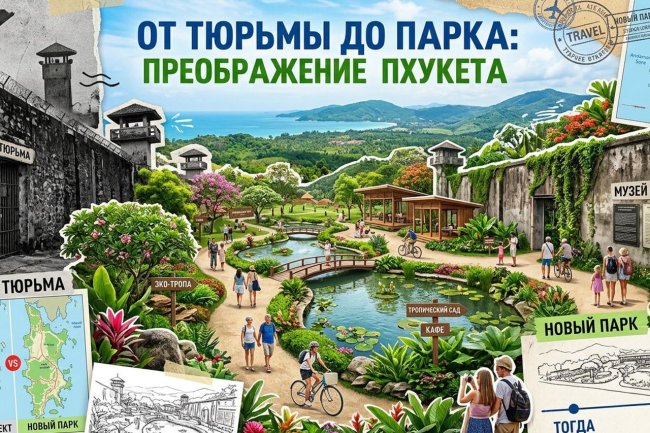 «Из мрачного прошлого — в пространство отдыха: на Пхукете появится парк на месте старой тюрьмы»