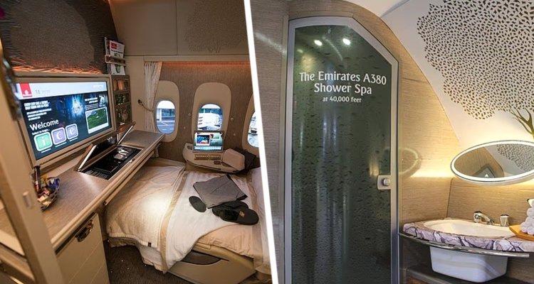 Ванна на высоте 10 000 метров: Emirates шокировала новым уровнем роскоши
