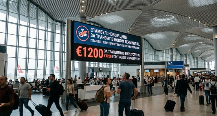 1200 евро за транзит в Стамбуле: новые цены в новом терминале в Турции