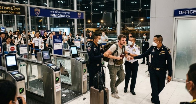 Пожизненный запрет на въезд за один пинок: туриста в Таиланде наказали на месте