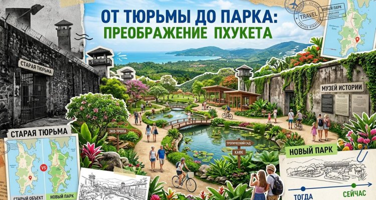 «Из мрачного прошлого — в пространство отдыха: на Пхукете появится парк на месте старой тюрьмы»