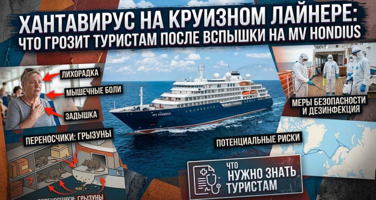 Второй случай хантавируса выявлен у туриста с круизного лайнера MV Hondius