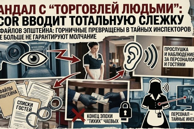 Тайные чаевые за молчание: культовая сеть отелей экстренно ввела тотальную слежку