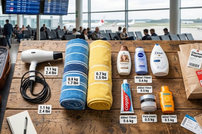 Что точно не брать в отпуск, чтобы не переплачивать за багаж в самолёте?