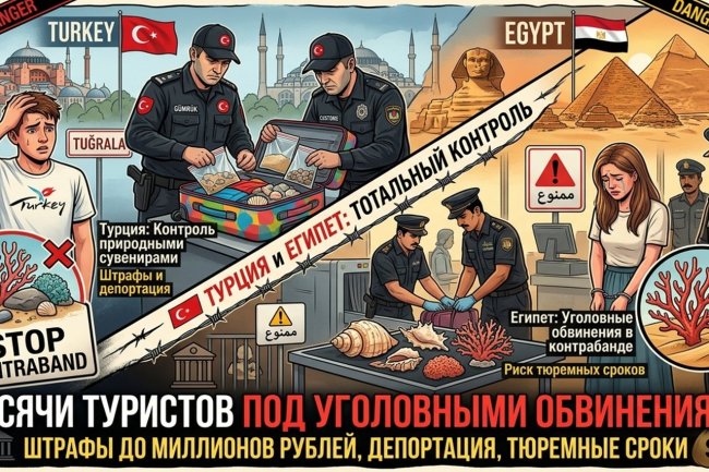 Штраф на миллионы: Турция и Египет синхронно начали жесткие облавы на туристов
