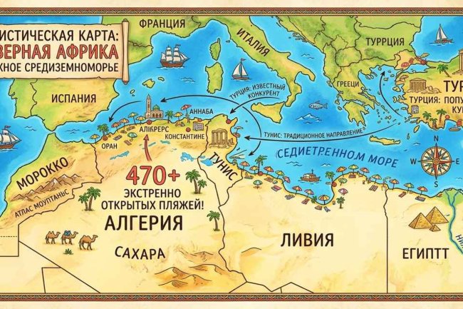 Новый конкурент Турции и Туниса: на Средиземном море экстренно открыли 470 пляжей