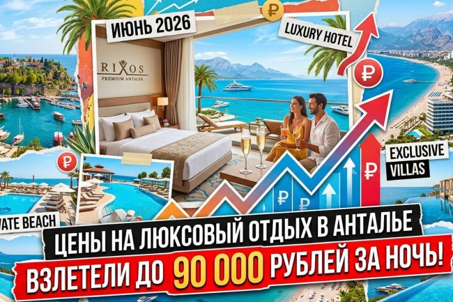 Отели Анталии уже идут по 90 000 рублей за ночь: туристы в ступоре