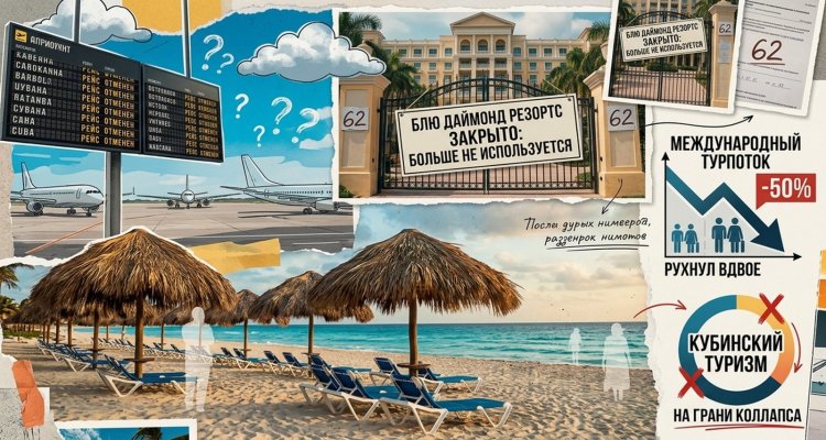 Катастрофа туризма на Кубе: крупнейшая сеть закрыла 62 отеля, туризм парализован
