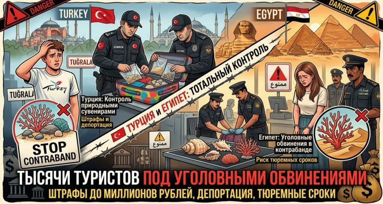 Штраф на миллионы: Турция и Египет синхронно начали жесткие облавы на туристов