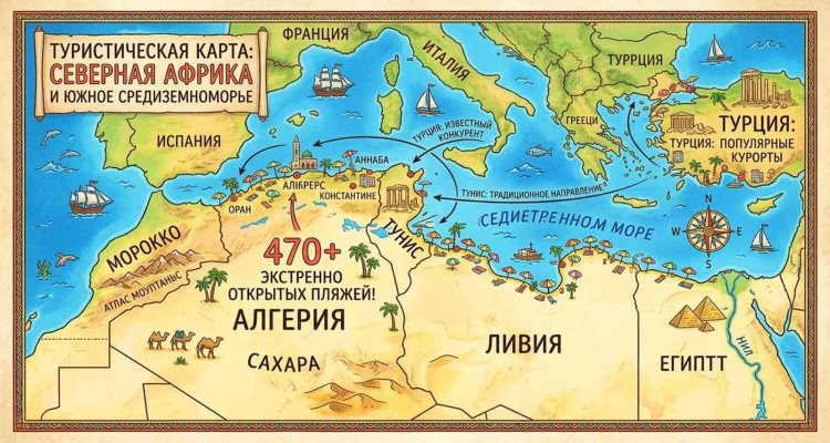 Новый конкурент Турции и Туниса: на Средиземном море экстренно открыли 470 пляжей