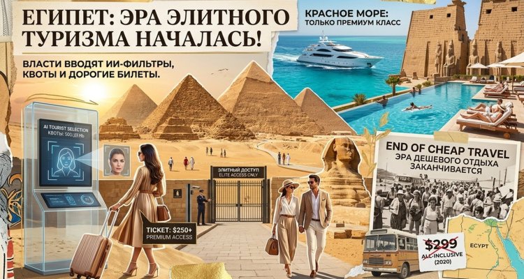 «Дешевый Египет закрывается»: в стране Фараонов объявили охоту за богатыми туристами